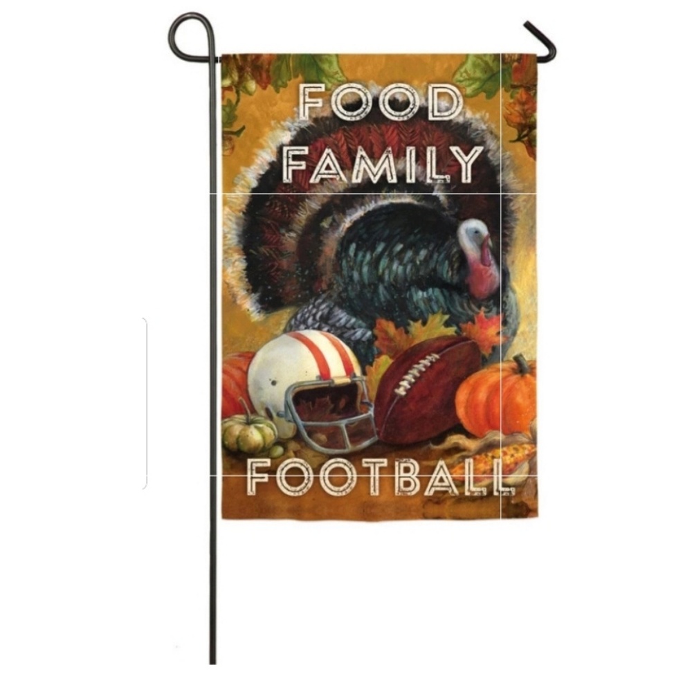 Fall garden Flag